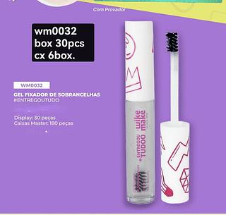 Wike make gel fixador Box 30 pç