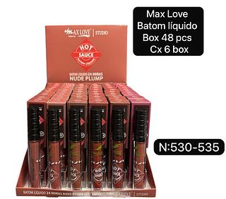 max love batom plump box 48 pç