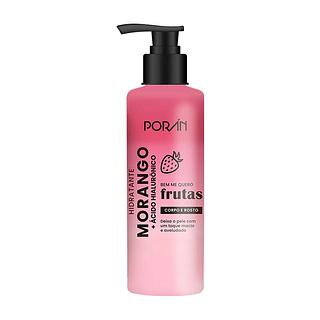 PR242 - HIDRATANTE MORANGO AC.HIALURONICO PUMP 160 ML PORAN