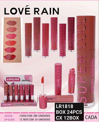 Love rain Lip gloss box 24 pçs