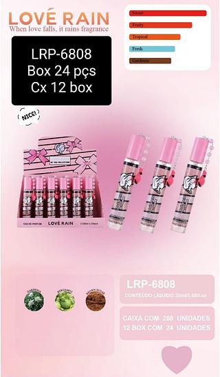 love rain perfume box 24 pç