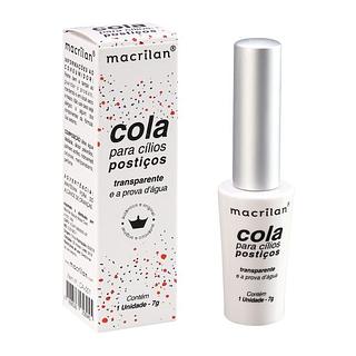 Macrilan Cola para cílios postiços transparente BOX 56PÇS