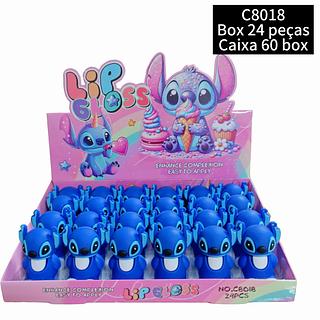 lip gloss lilo stitch box 24 pç