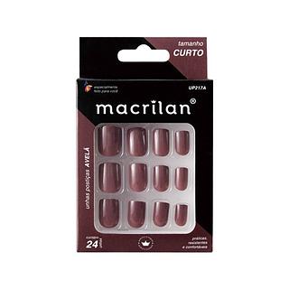 Macrilan Unhas postiças tamanho curto cor Avelã