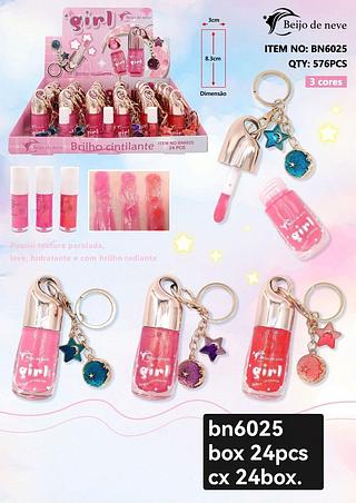 Beijo de neve Lip gloss box 24 pc