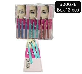 kit pinça box 12 pç