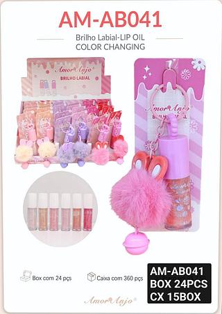 amor e anjo lip gloss box 24 pç