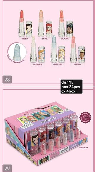 fenzza batom magico box 24 pç