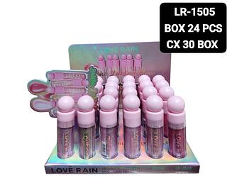 Love Rain brilho labial box 24 pçs