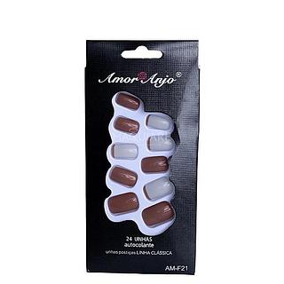 Unhas Postiças Amor Anjo 24 Peças box 12 pç