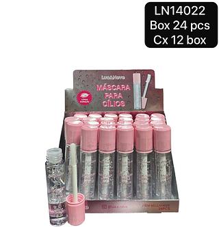 lua e neve mascara de cilios incolor box 24 pç