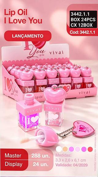 VIVAI LIP GLOSS BOX 24 PÇ