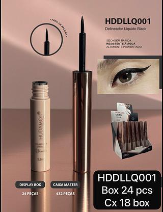 HUDAMOPJI DELINEADOR LIQUIDO BOX 24 PÇ
