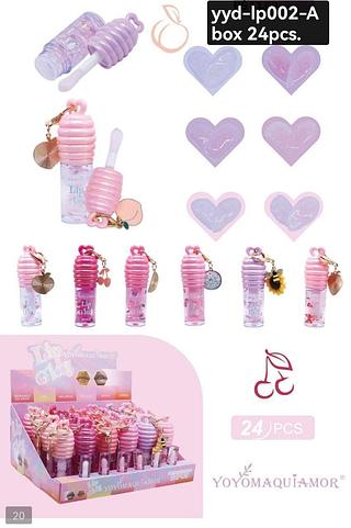 YOYO lip gloss box 24 pç