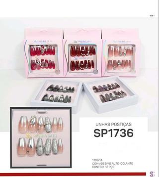 Sabrina sato unhas box 12 pc