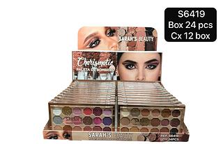 Sarah's Beauty Paleta de Sombra box 24 pçs