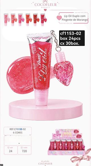 cocofleur lip gloss box 24 pç