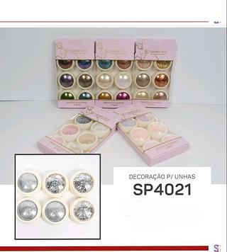 Sabrina sato pó de unha box 12 pc