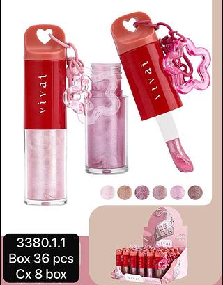 Vivai Glosss com Glitter box 36 pçs