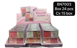 Beijo de Neve Blush e Iluminador box 24 pçs