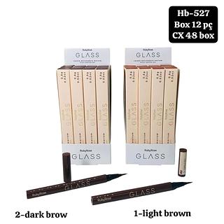 Caneta Delineadora Marrom - Linha Glass - Ruby Rose