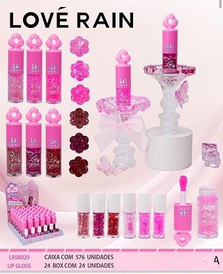 Love rain Lip gloss box 24 pçs