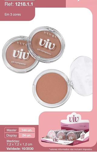 Vivai Pó Compacto box 24 pçs