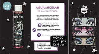 fenzza agua micelar monster high box 16 pç