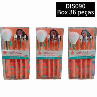 fenzza kit de pincel box 36 pç