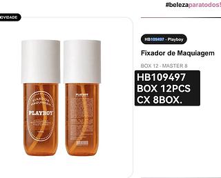 Playboy fixador Box 12 pc