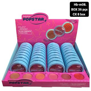 ruby rose popstar blush compacto box 36pç