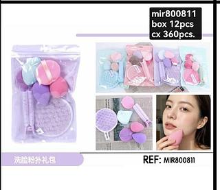 Miravia kit esponja box 12 pcs