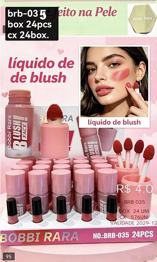 bobbi rara blush liquido box 24 pç