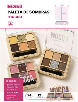 pink21 paleta de sombra box 24 pç