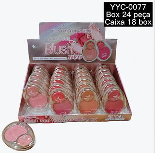 yoyo maquiam blush duo box 24 pç