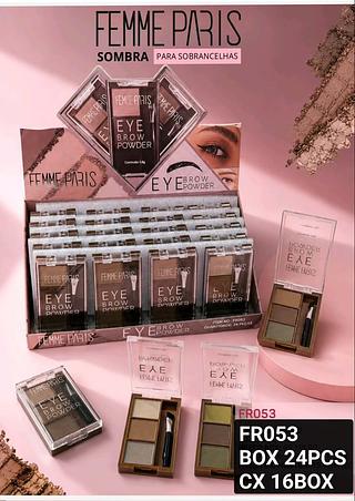 Femme paris sombra de sobrancelhas Box 24 pçs