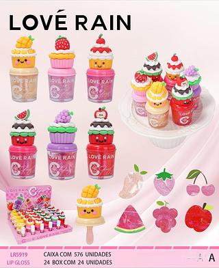 Love rain Lip gloss box 24 pçs