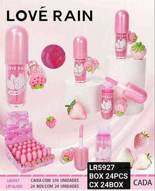 Love rain Lip gloss box 24 pçs