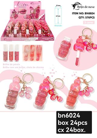 Beijo de neve Lip gloss box 24 pçs