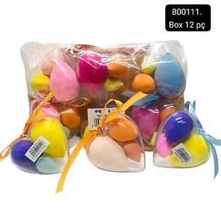 kit esponja box 12 pç