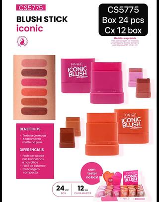 Pink 21 Blush em Bastão box 24 pçs
