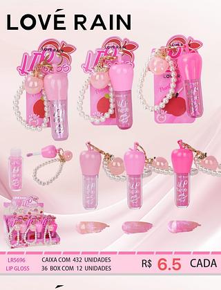 Love rain Lip gloss box 24 pçs