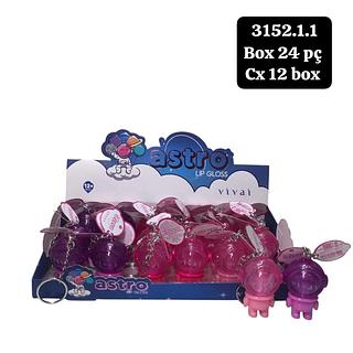 vivai astro lip gloss magico box 24 pç