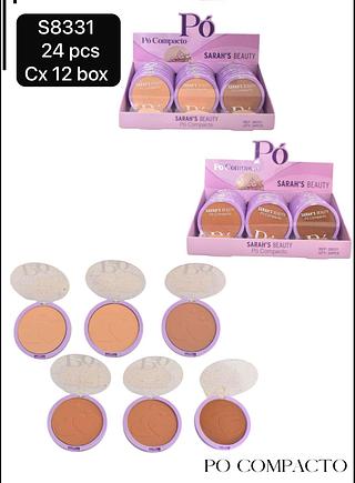 Sarah´s Beauty Pó Compacto box 24 pçs