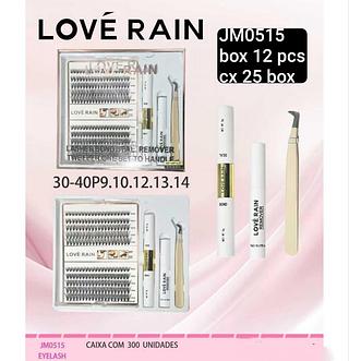 cilios love rain box 12 pç