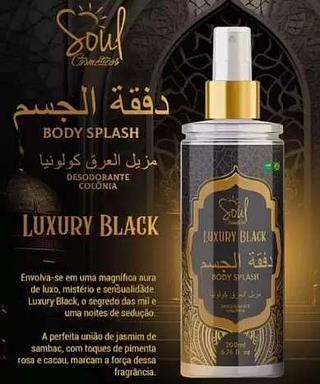 Body Splash Luxury Black 200ml - Soul Cosméticos