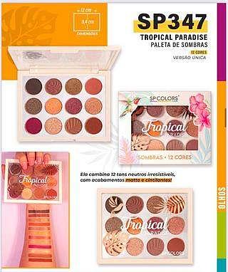 spcolors paleta de sombra box 24 pç