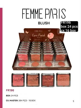 femme paris blush box 24 pç
