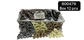 piranha de cabelo pacote 12 pç