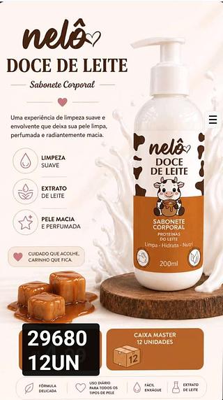 nelo hidratante sabonete corporal box 12 pç